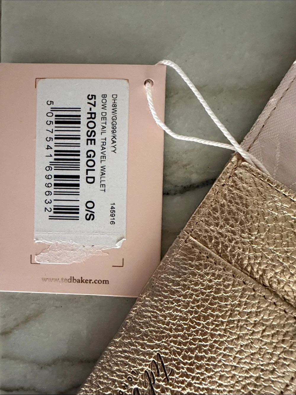 Ted Baker London elegant metallic